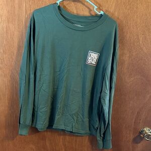 Vans Forest Green Long Sleeve Tee